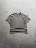 Vintage 00s Faded Olive Blank Hanes tee (MEDIUM)