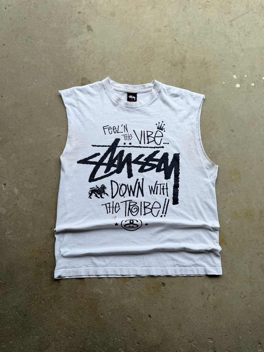 2000s Stussy Chopped Graphic Tee (LARGE)