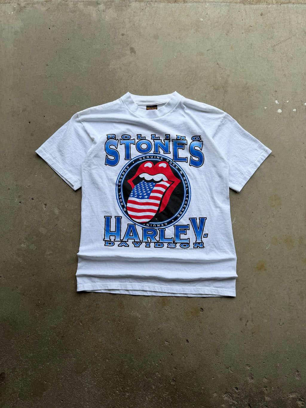 1994 Rollingstones Harley Davidson Band Tee (LARGE)