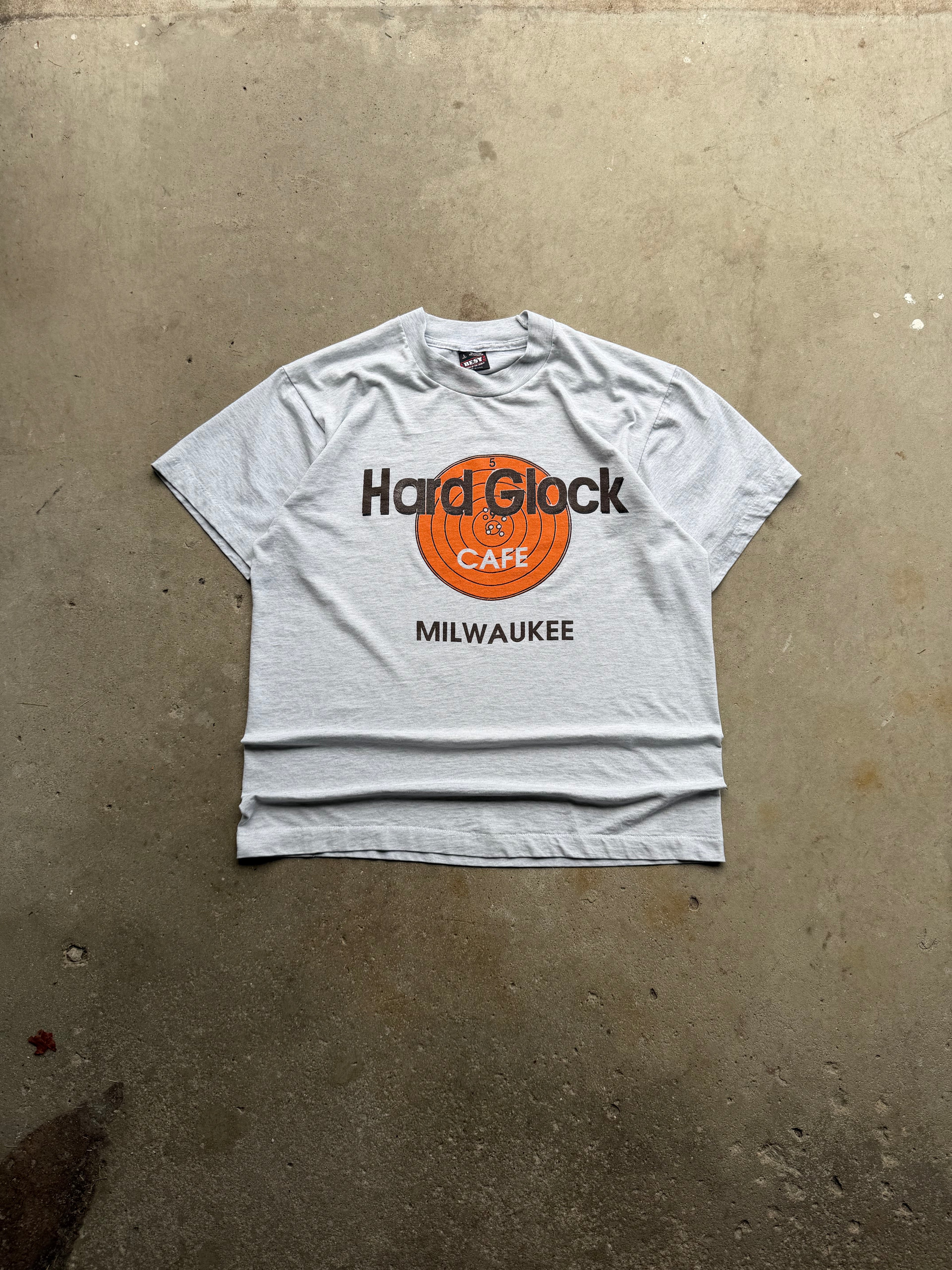90s Hard Glock Cafe Milwaukee Tee (LARGE)