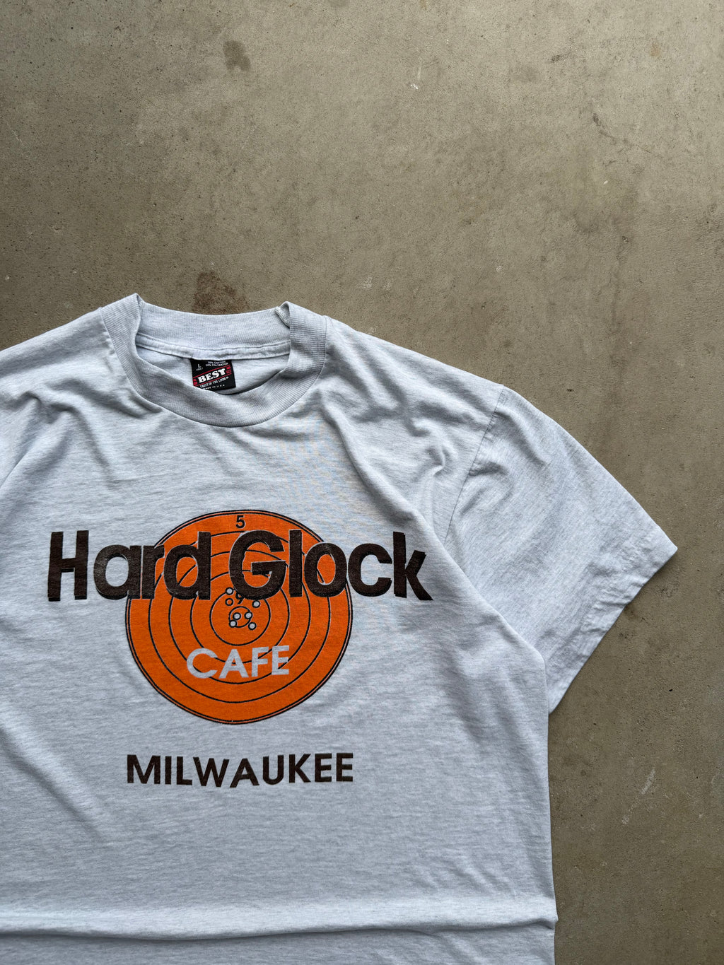 90s Hard Glock Cafe Milwaukee Tee (LARGE)