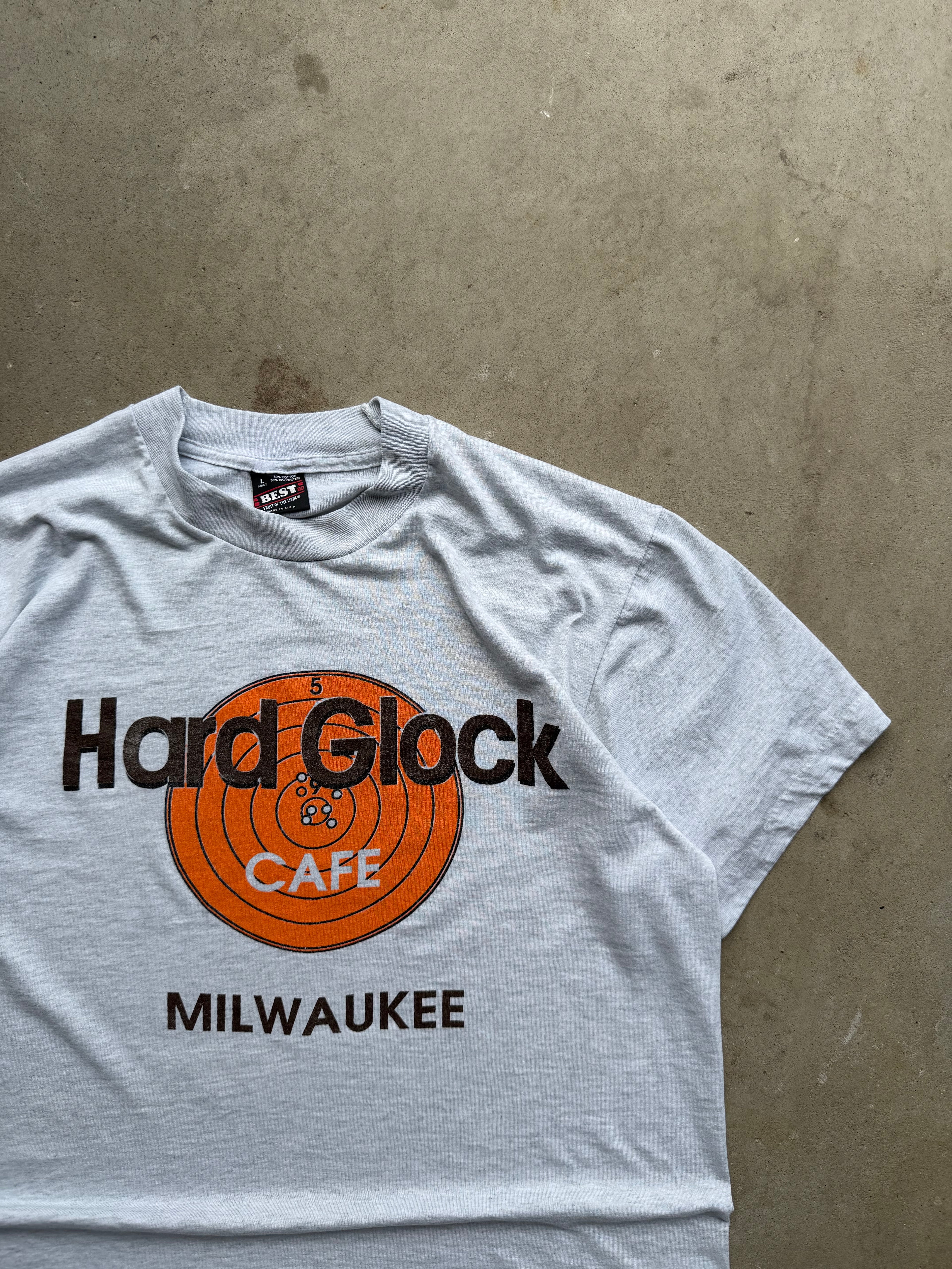 90s Hard Glock Cafe Milwaukee Tee (LARGE)