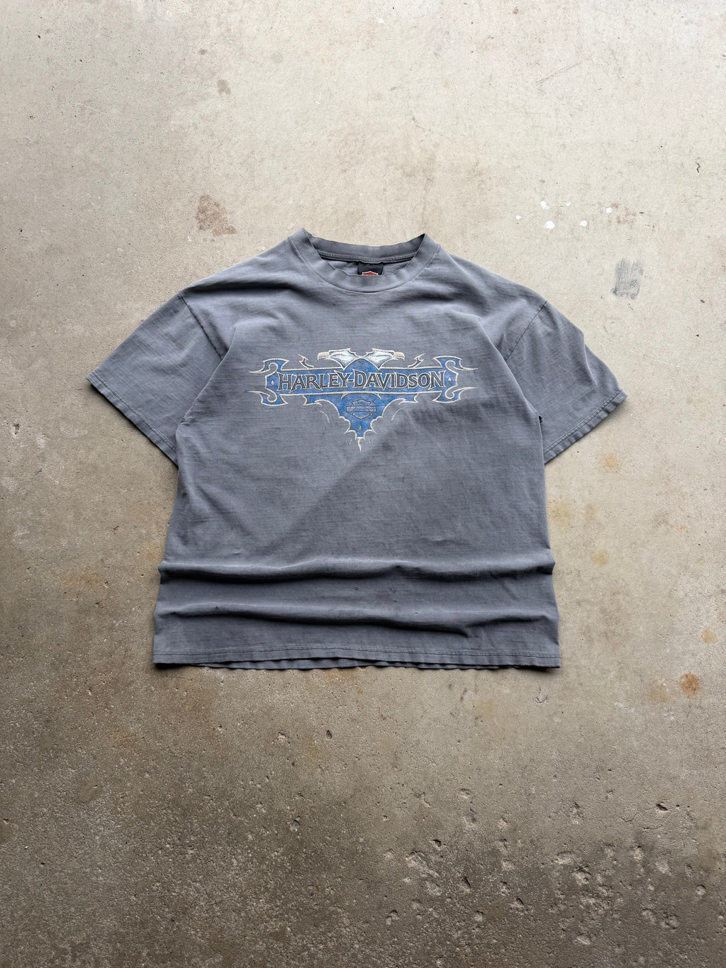 90s Faded Harley Davidson 'Double Eagle' Tee (LARGE)