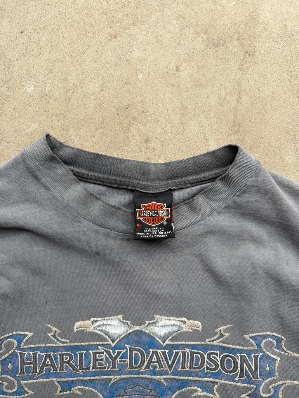 90s Faded Harley Davidson 'Double Eagle' Tee (LARGE)