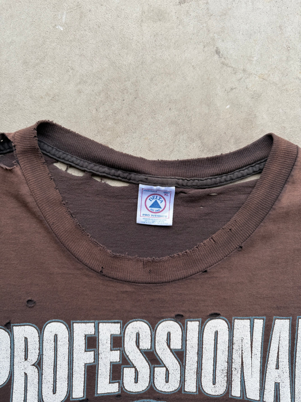 1996 Stone Cold Steve Austin 'Professional Ass Kicker' Chopped Tee (XLARGE)