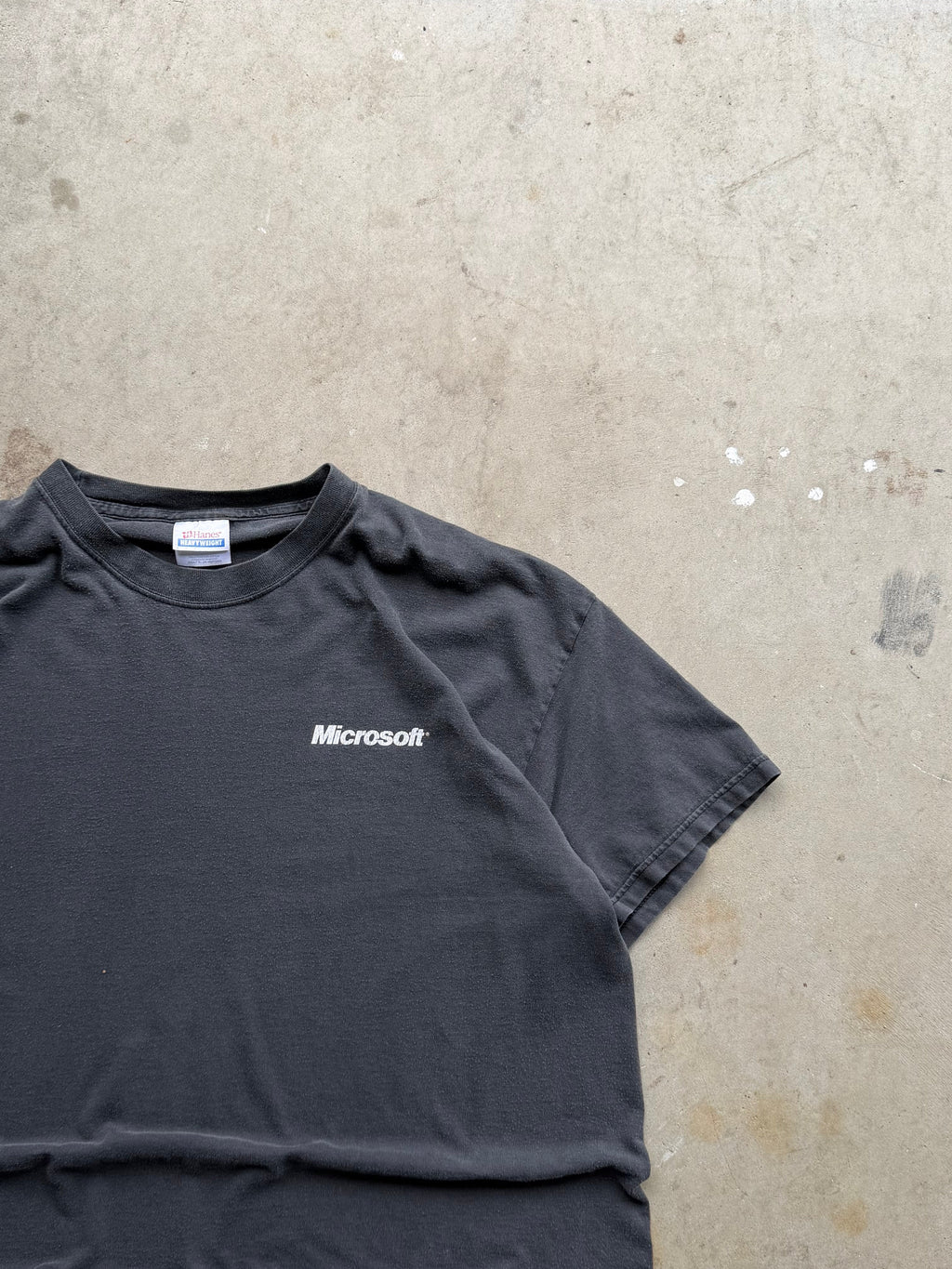00s Faded Microsoft Promo Tee (XLARGE)
