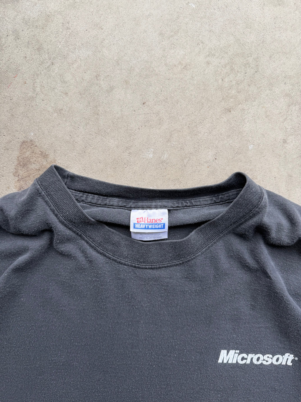 00s Faded Microsoft Promo Tee (XLARGE)