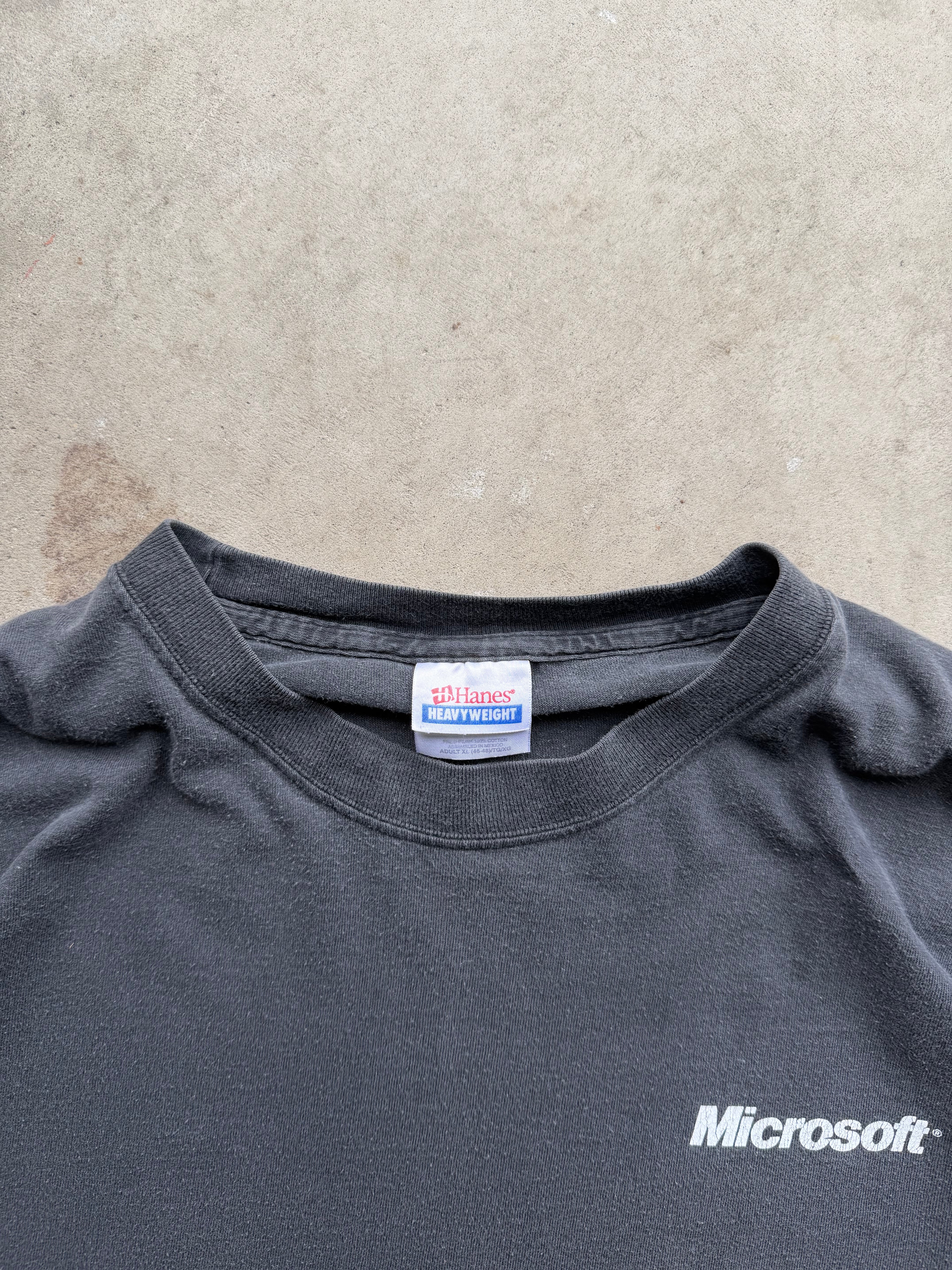 00s Faded Microsoft Promo Tee (XLARGE)