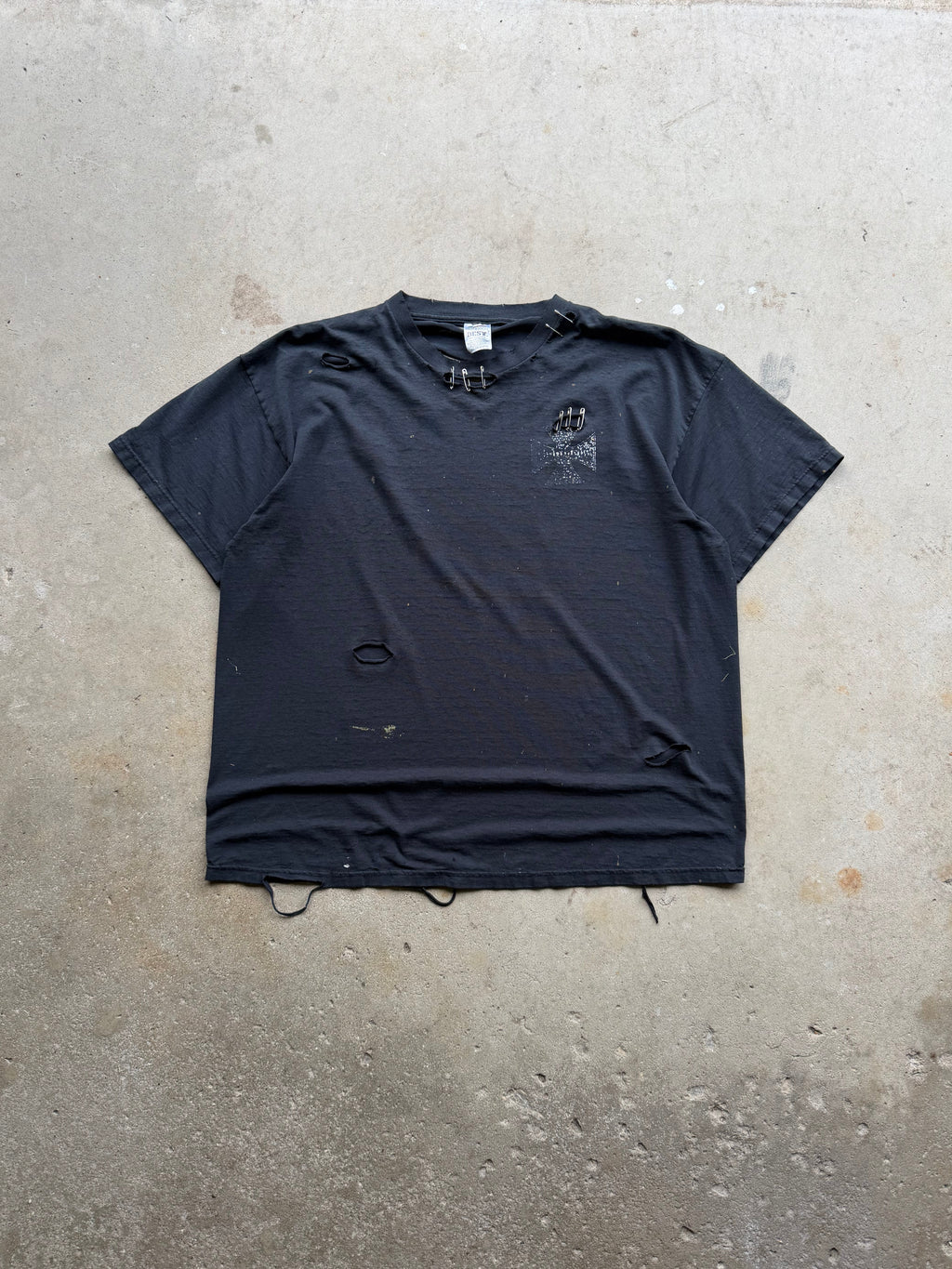 00s East Coast Choppers Thrashed Tee (LARGE)
