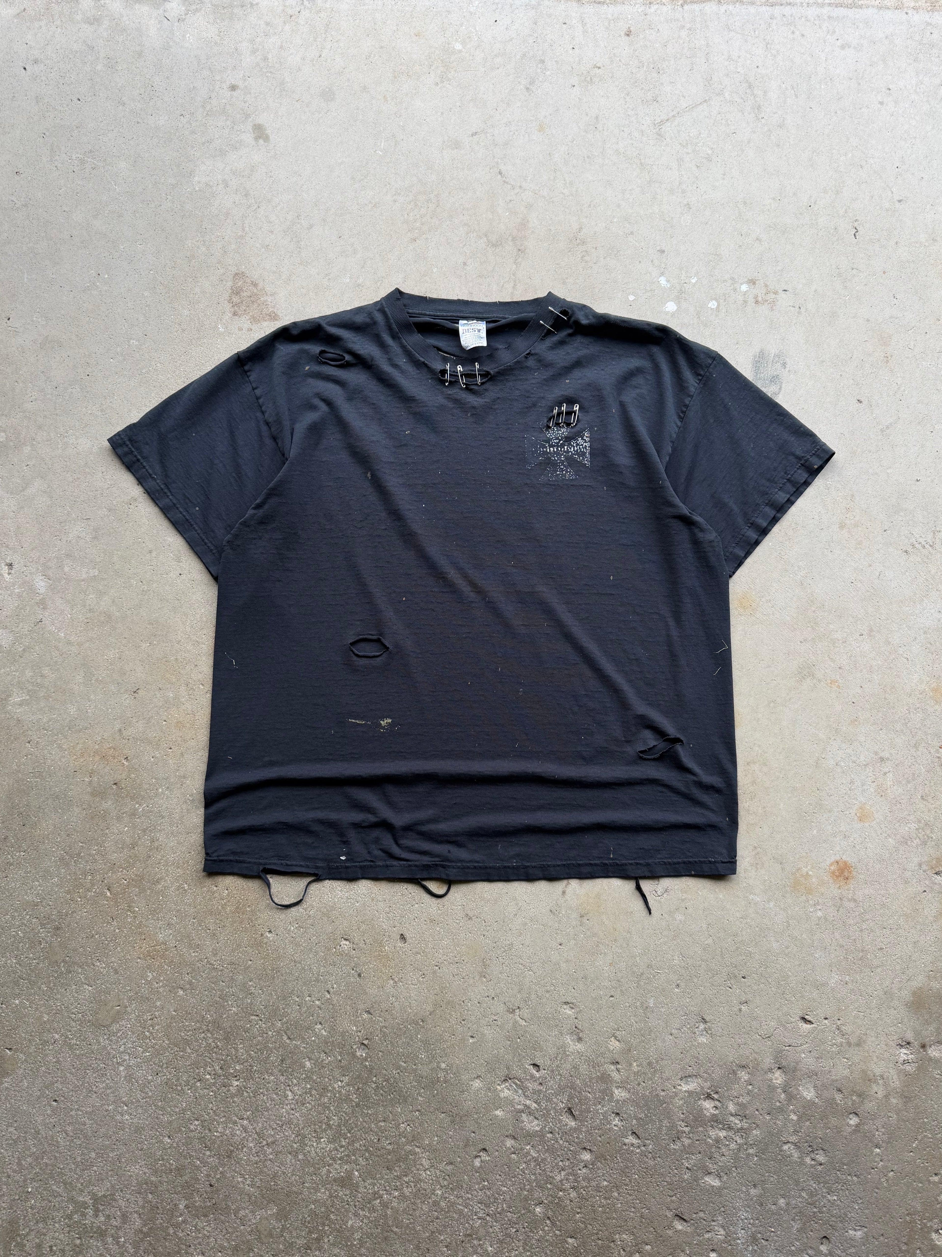 00s East Coast Choppers Thrashed Tee (LARGE)