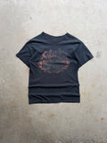 90s Faded Harley Davidson Flame Ball Tee (MEDIUM)