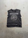 90s Thrashed Ramones Chopped Band Tee (MEDIUM)