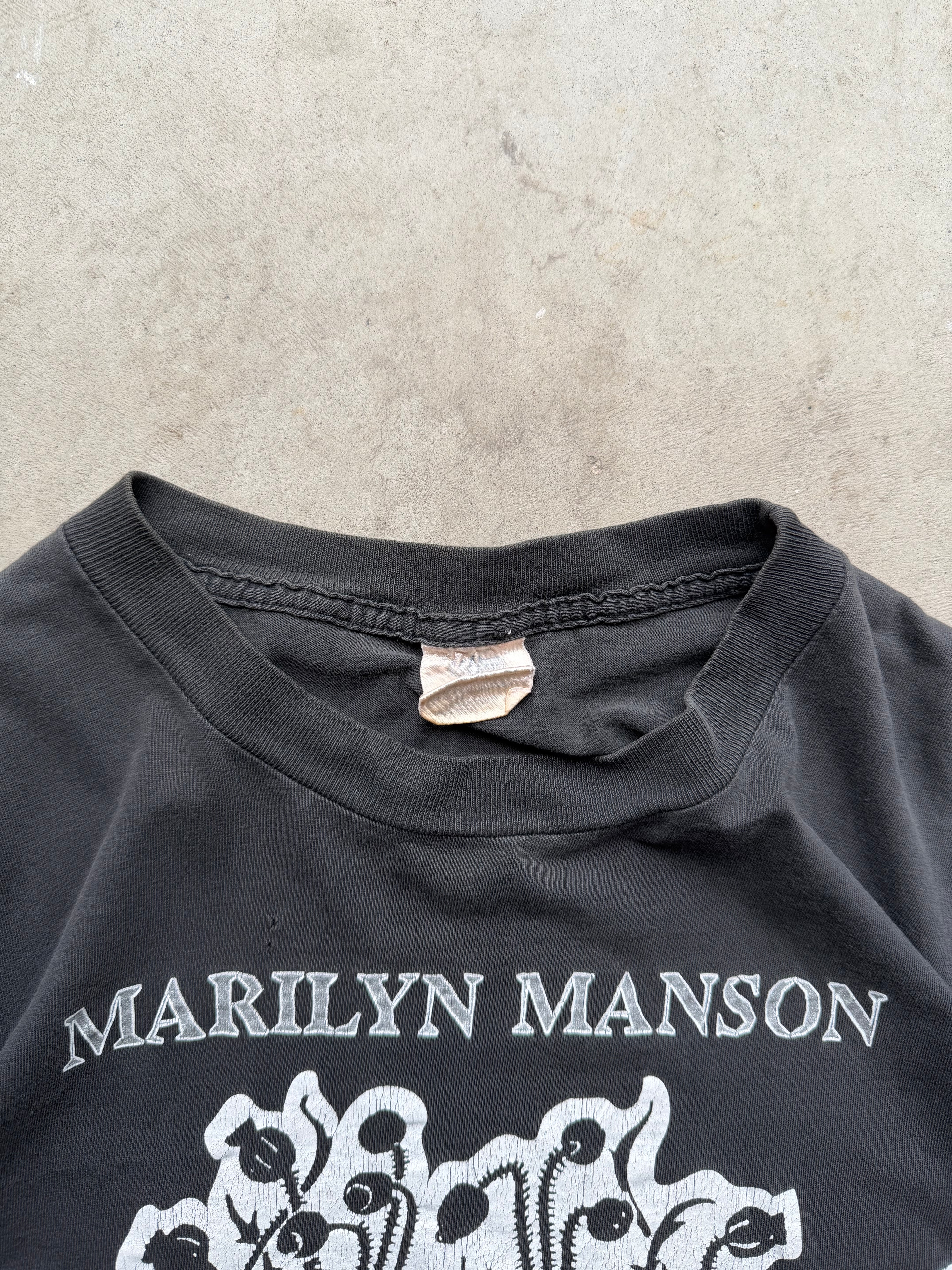 90s Faded Marilyn Manson The End Band Tee (LARGE)