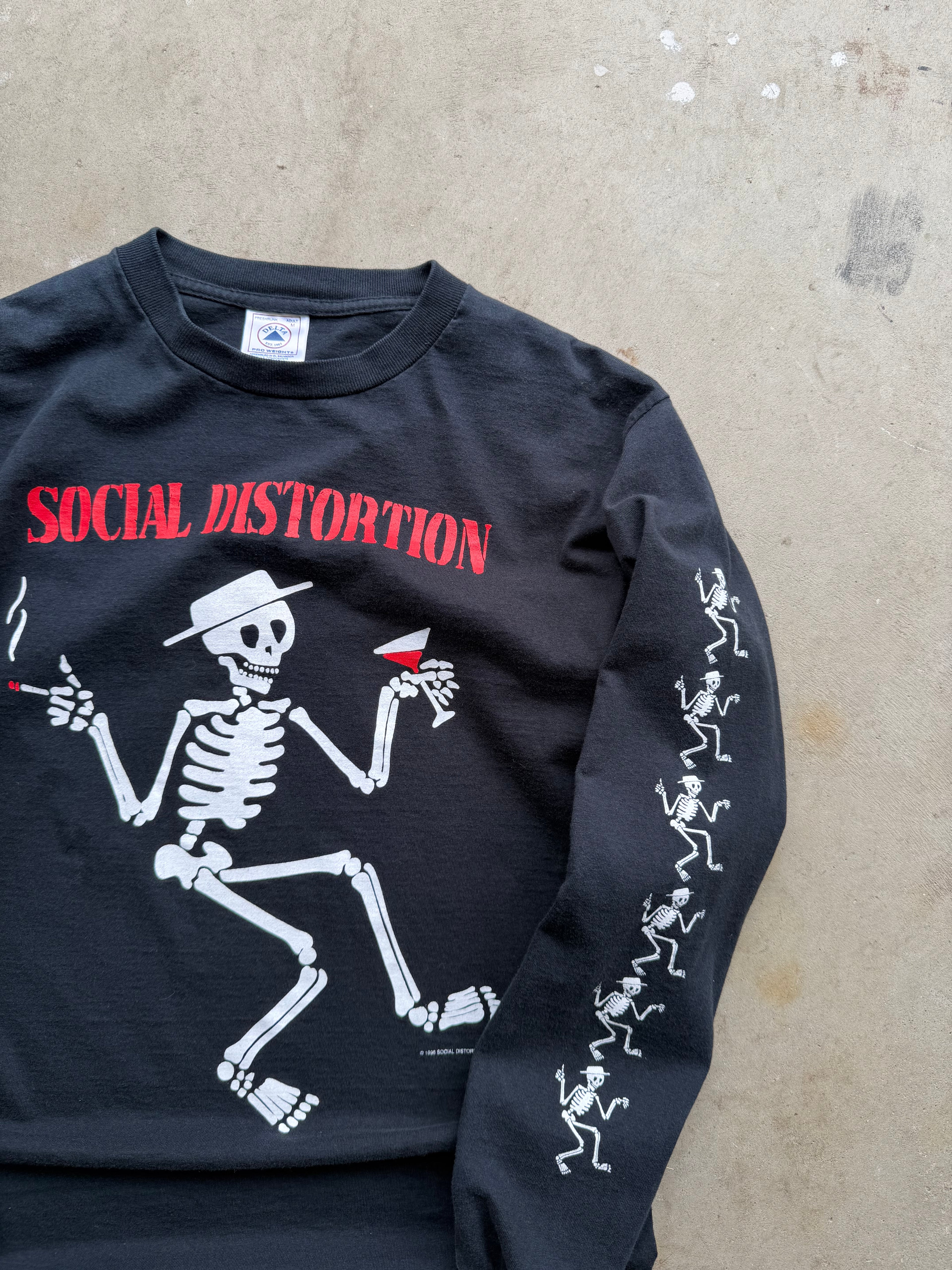1996 Social Distortion Long Sleeve Band Tee (MEDIUM)