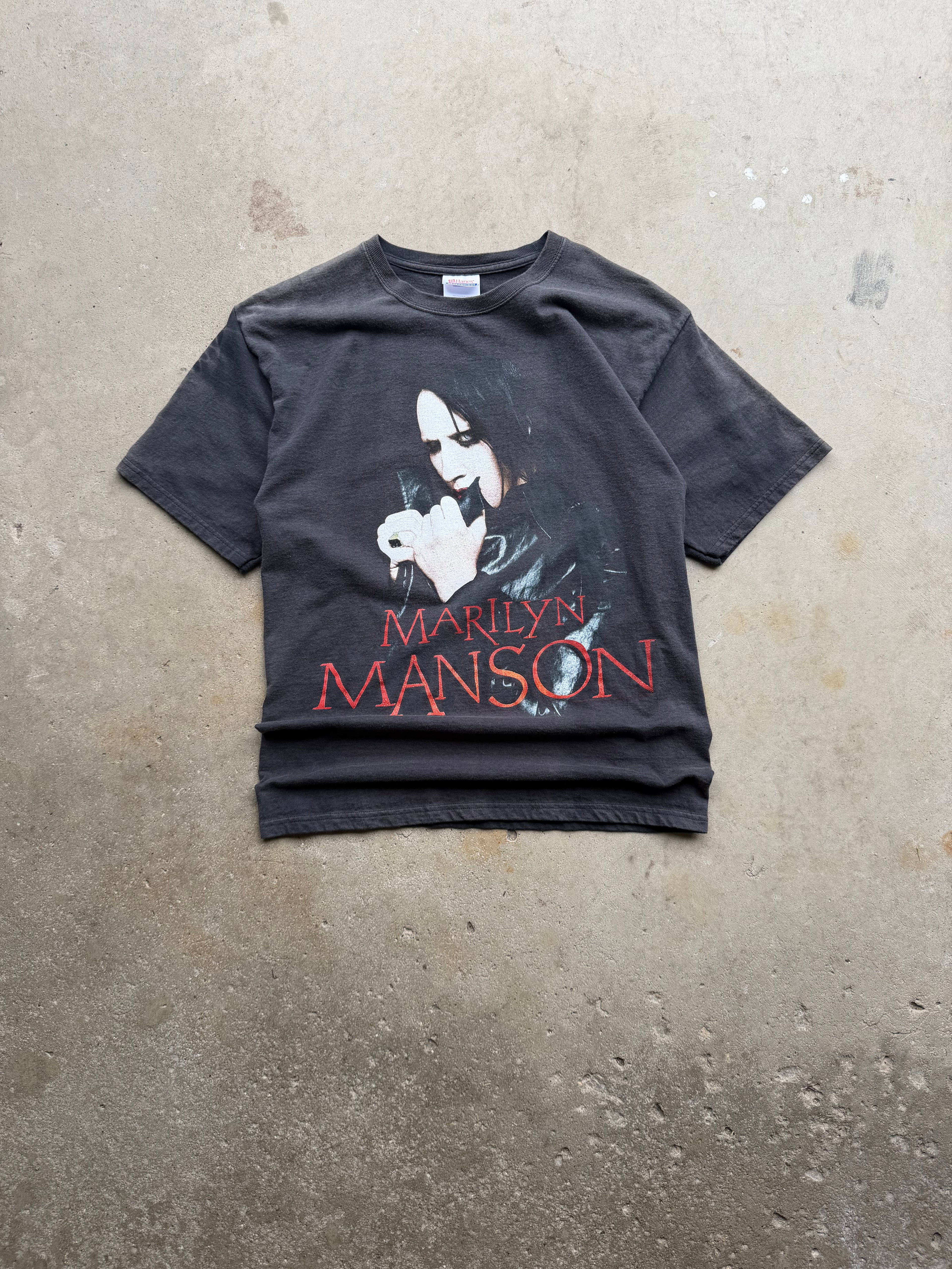 00s Faded Marilyn Manson Band Tee (MEDIUM)