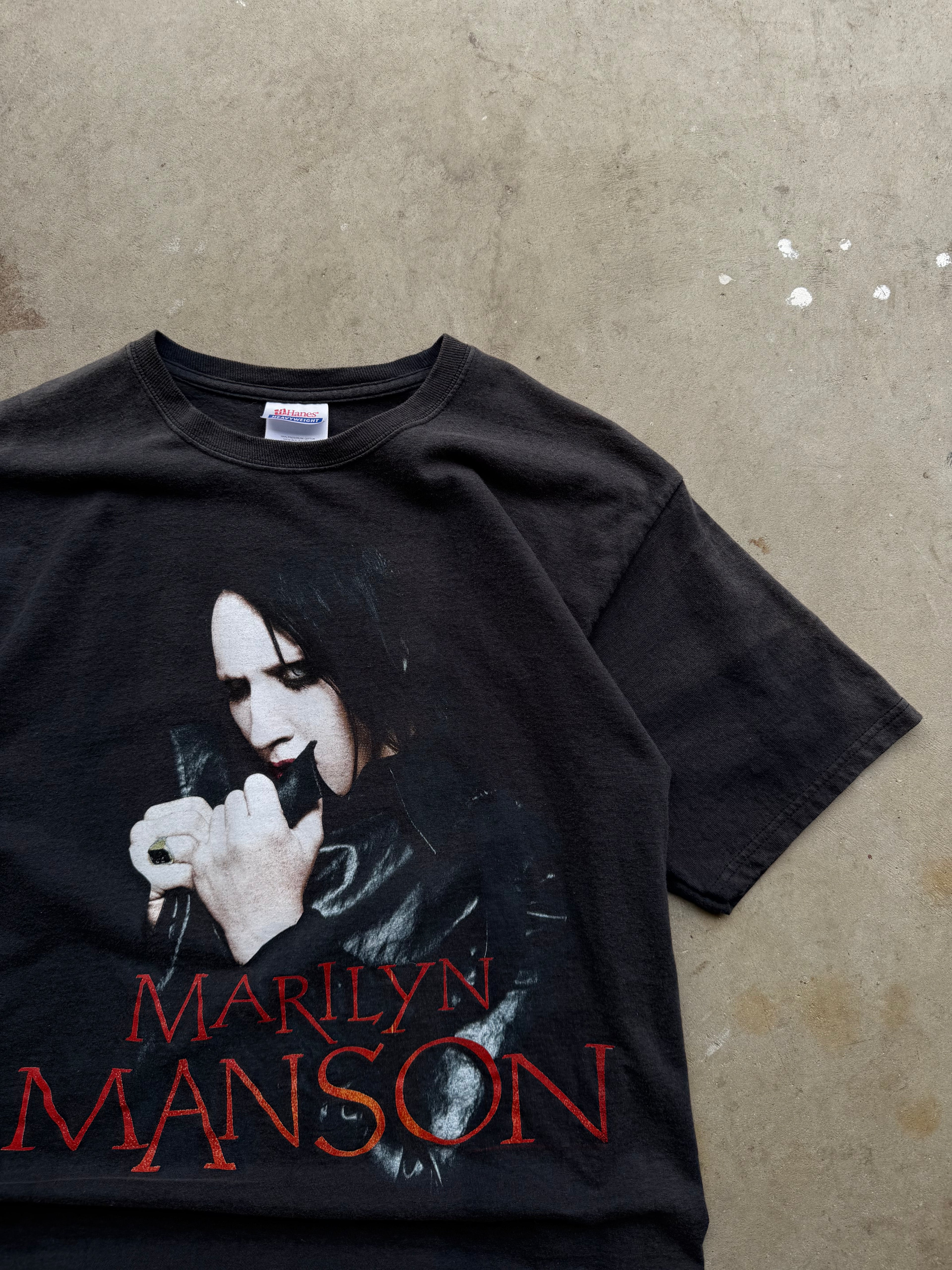 00s Faded Marilyn Manson Band Tee (MEDIUM)